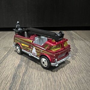 Vintage 2001 Matchbox MBFD Bucket Fire Truck Toy Collectible